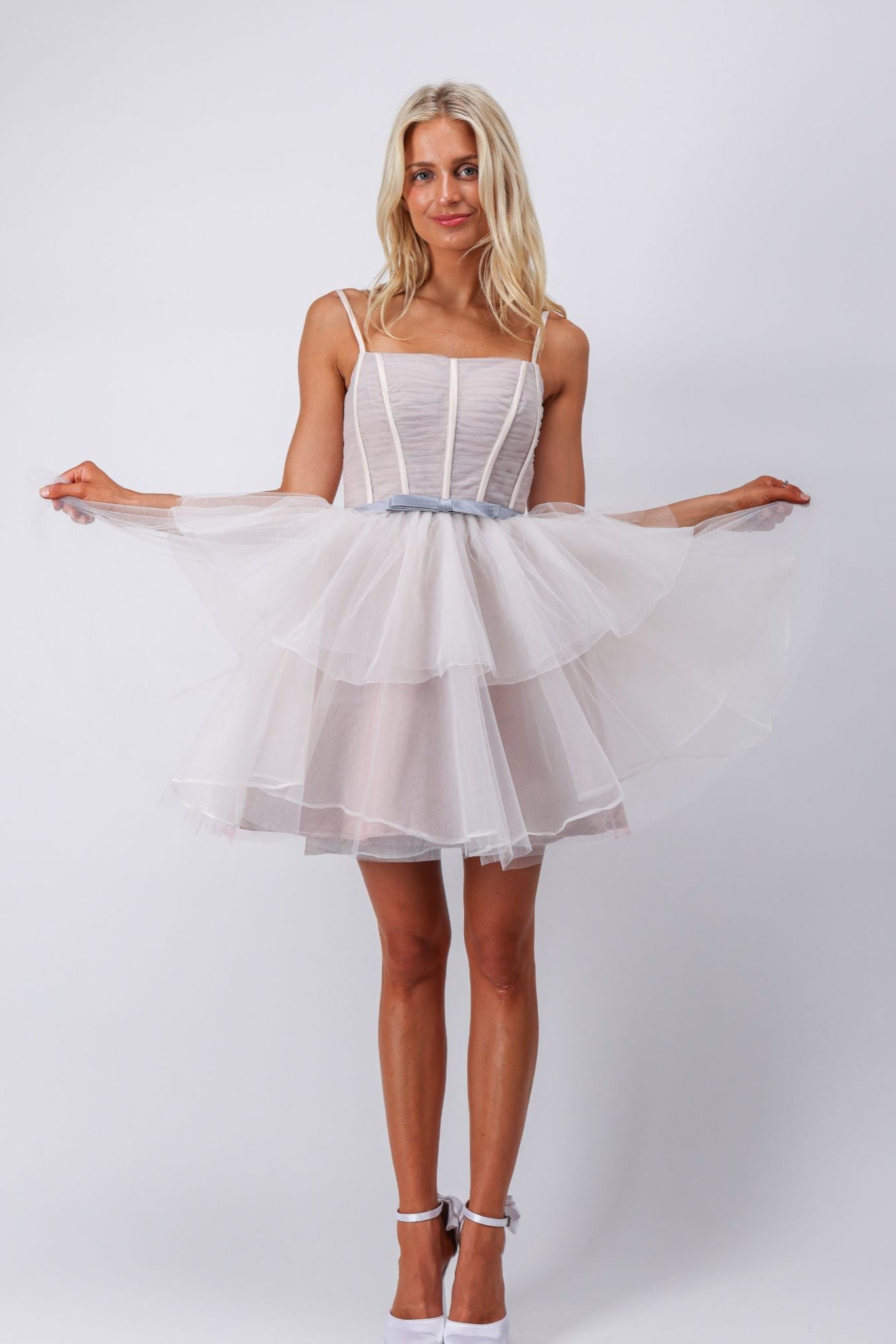 Tulle Corset Mini Dress