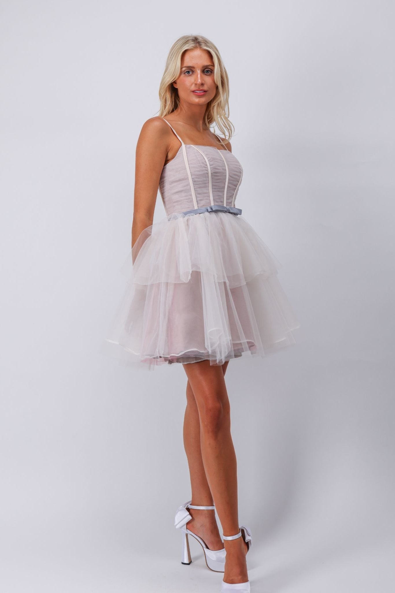 Tulle Corset Mini Dress