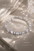 Étoile Tennis Bracelet | 6mm & 4mm Bracelet in S925 Sterling Silver