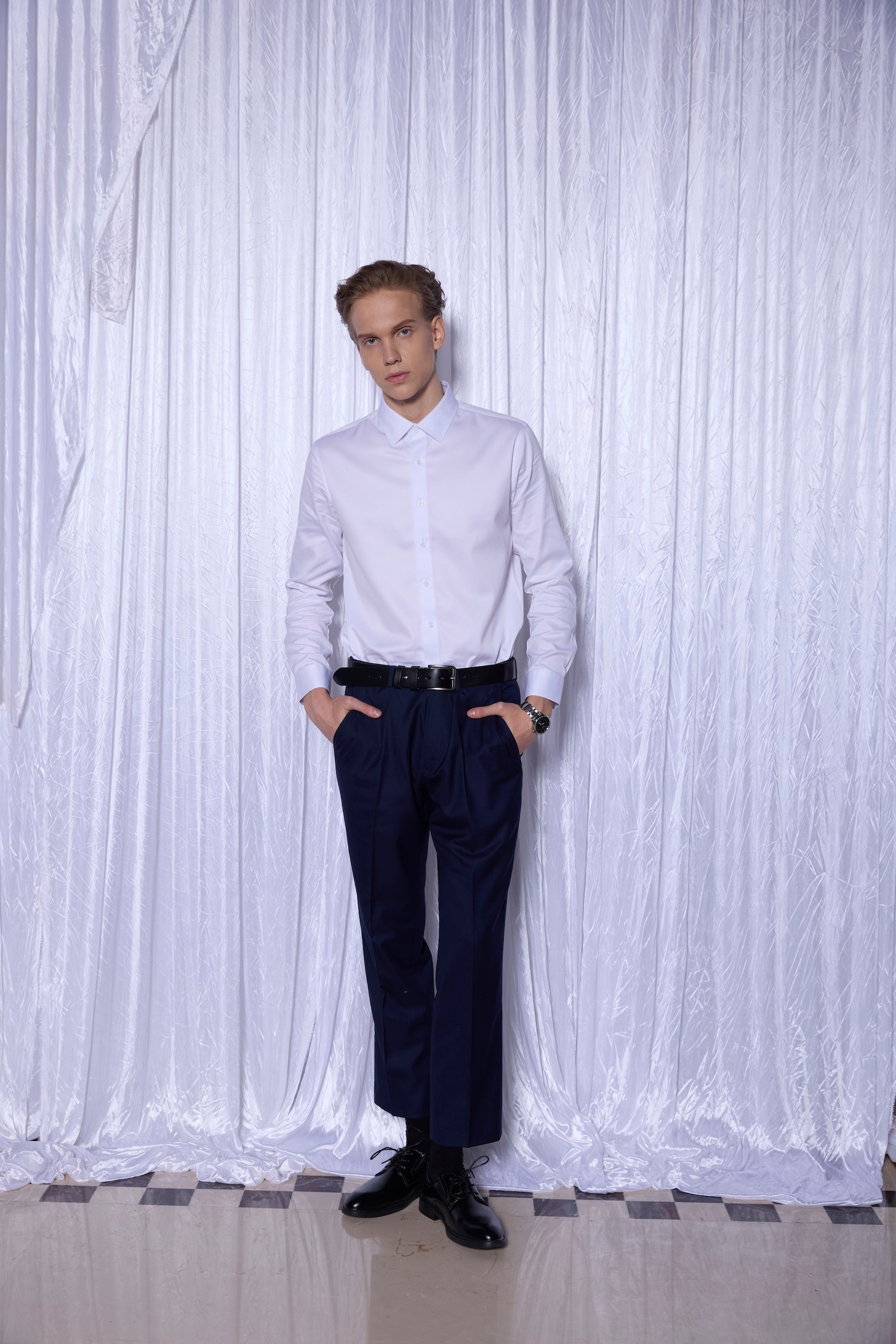 Sterling Classic Premium Cotton Shirt in White
