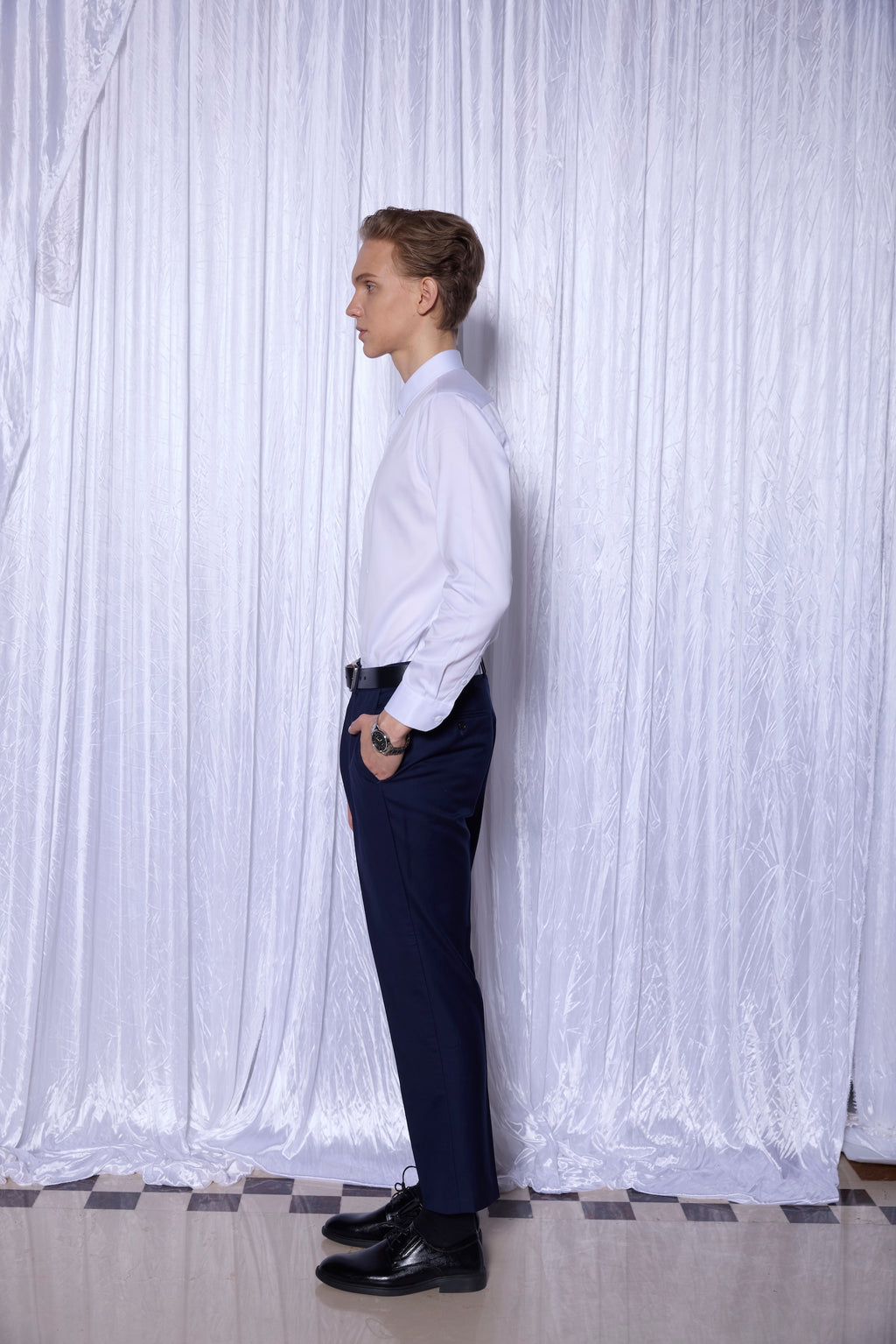 Sterling Classic Premium Cotton Dress Shirt in White