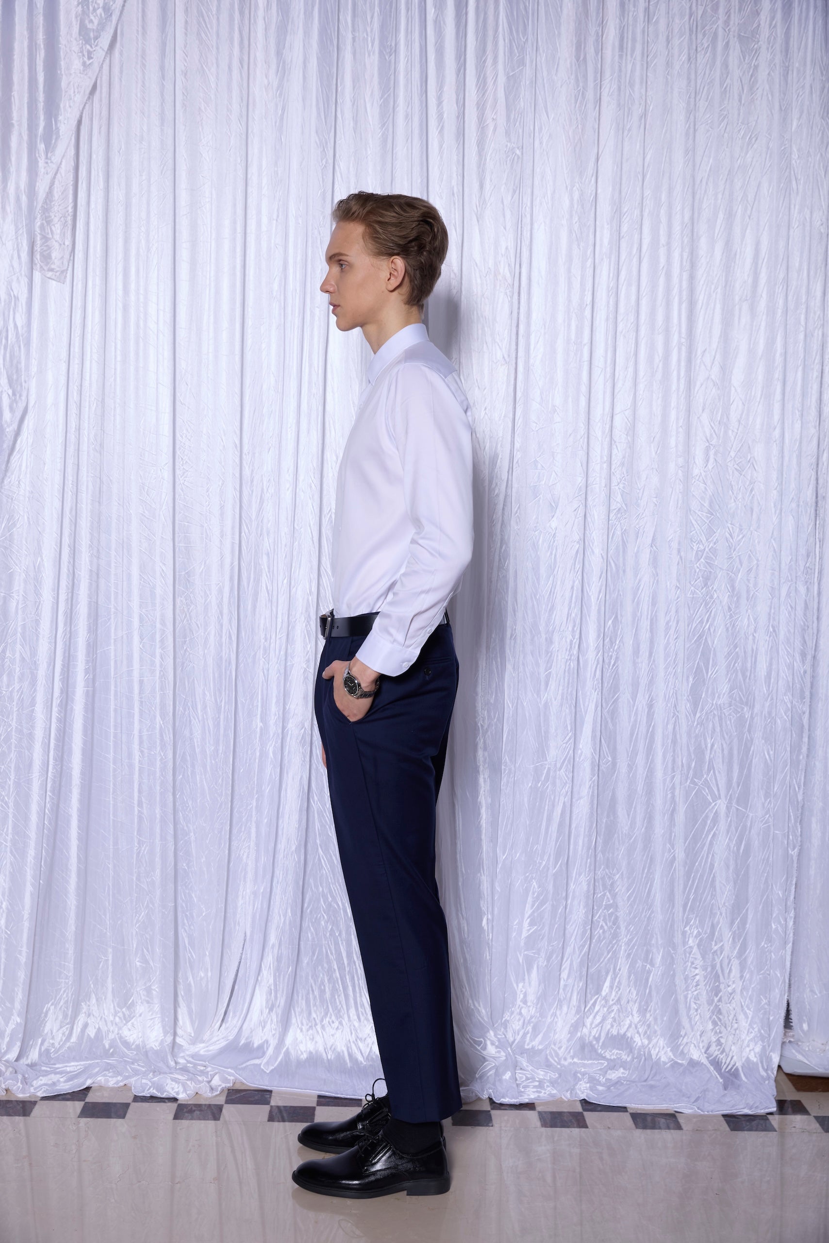 Sterling Classic Premium Cotton Dress Shirt in White