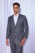 Wool Suit in Charcoal Grey