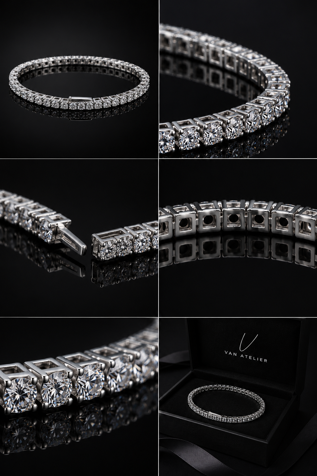Timeless Sparkle Diamond Tennis Bracelet – 3MM Premium Zircon