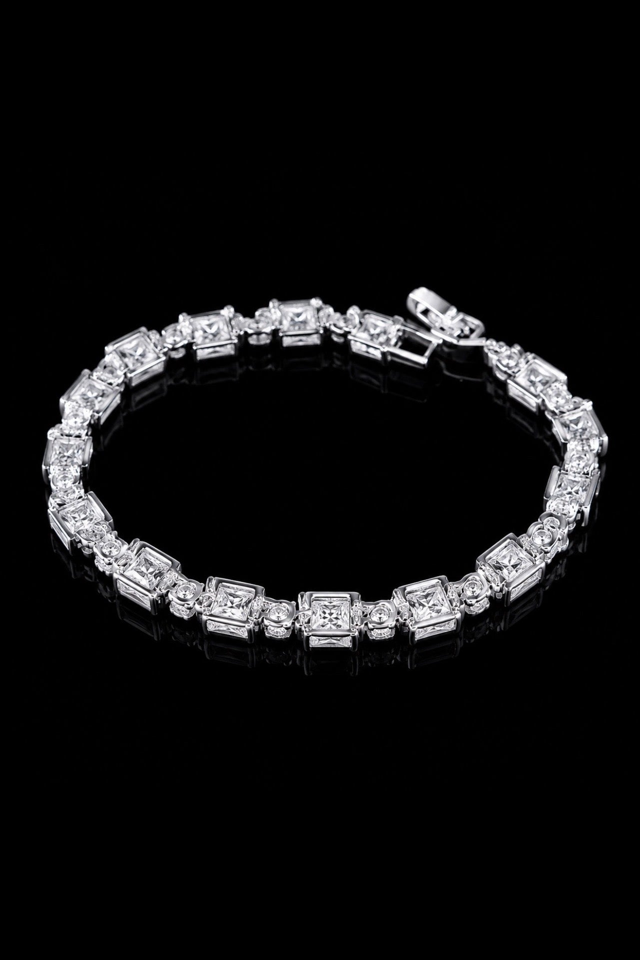 Étoile Tennis Bracelet | 6mm & 4mm Bracelet in S925 Sterling Silver