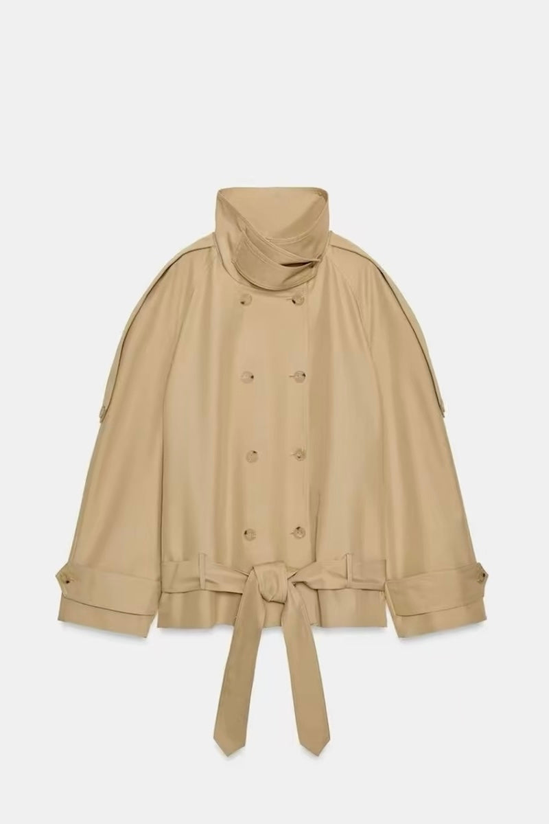 Madeleine Cropped Trench Jacket