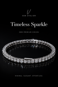 Timeless Sparkle Diamond Tennis Bracelet – 3MM Premium Zircon