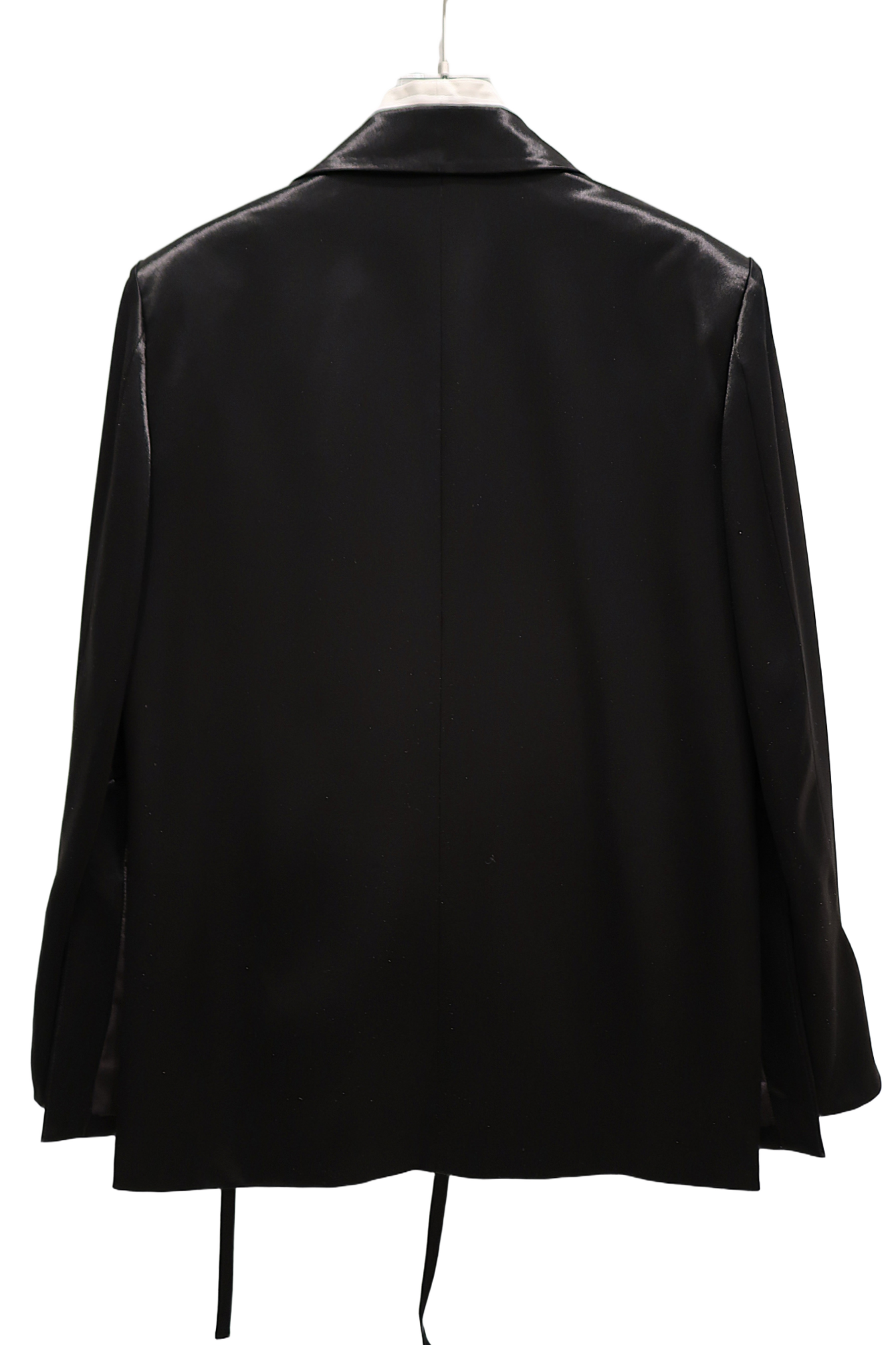 Black Luxe Silk Tailoring Blazer Suit