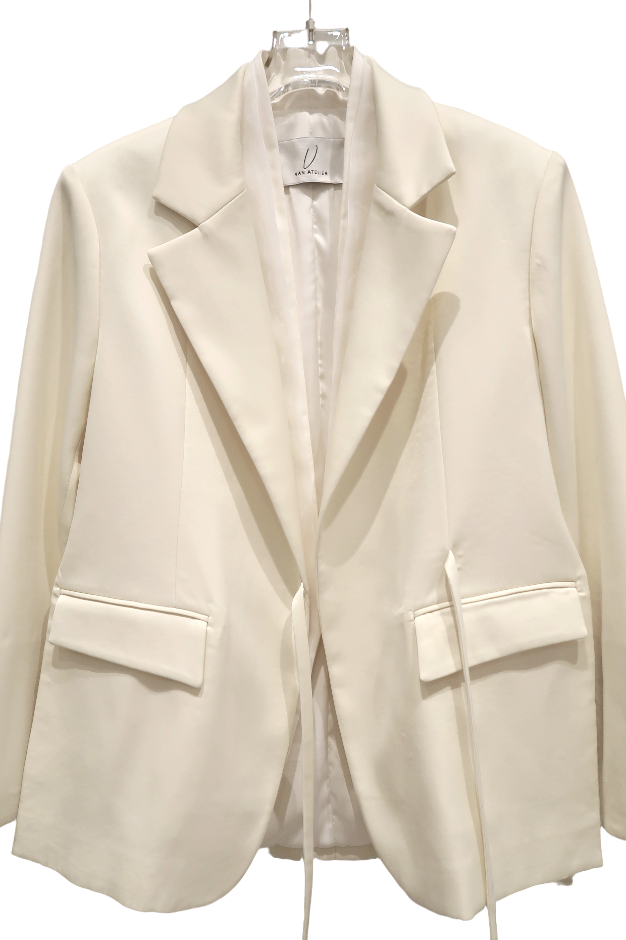 Timeless Elegance Silky Cream Suit
