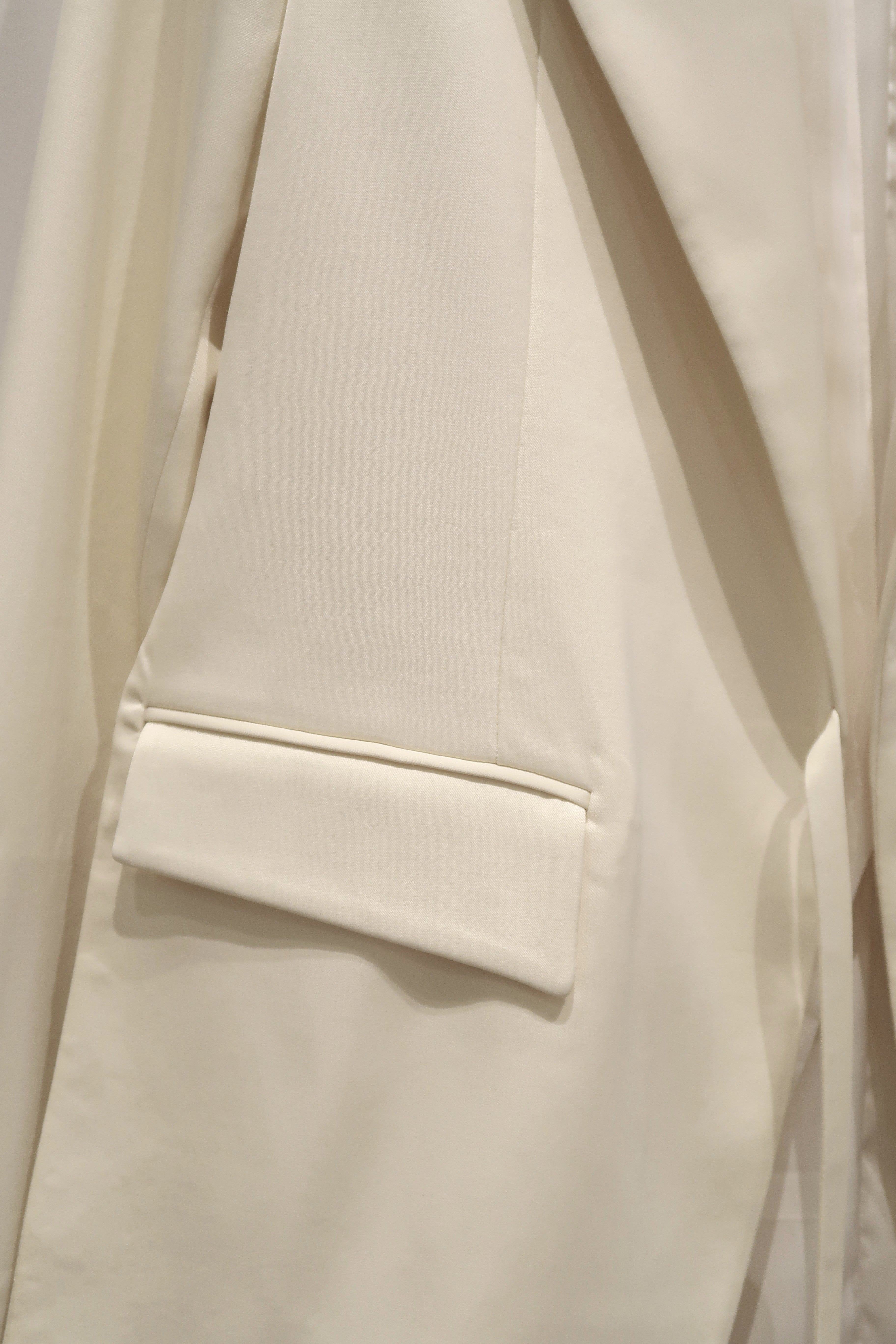 Timeless Elegance Silky Cream Suit