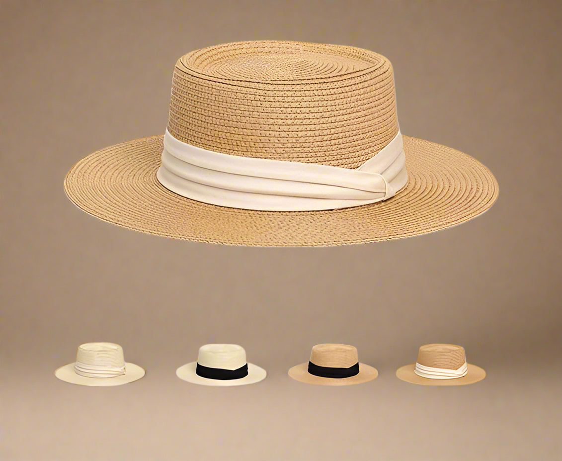Wide Brim Summer Straw Beach Hat