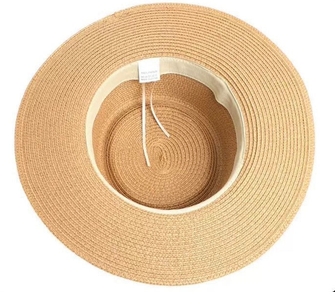 Wide Brim Summer Straw Beach Hat
