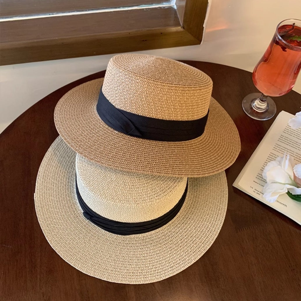 Wide Brim Summer Straw Beach Hat