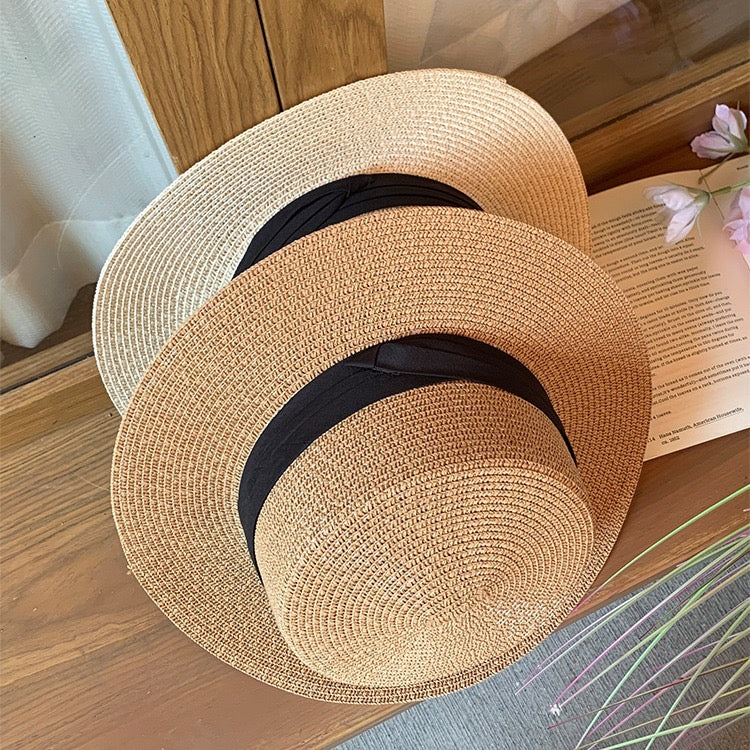Wide Brim Summer Straw Beach Hat