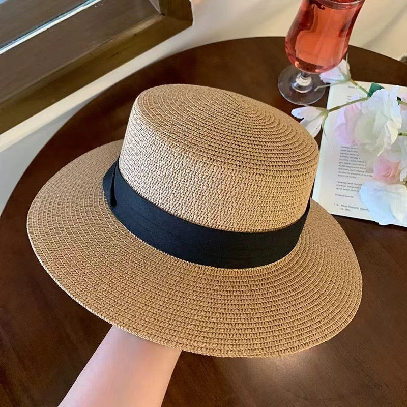 Wide Brim Summer Straw Beach Hat