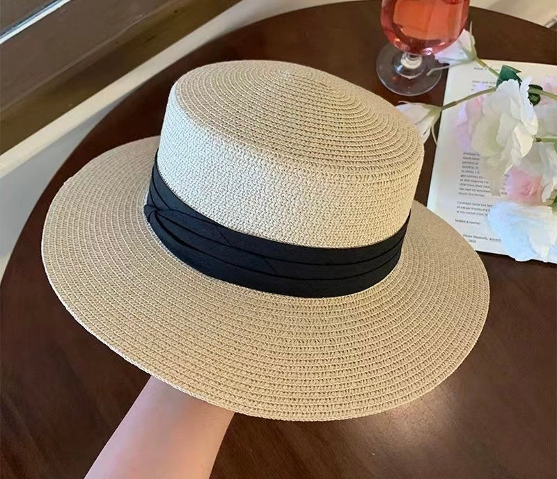 Wide Brim Summer Straw Beach Hat