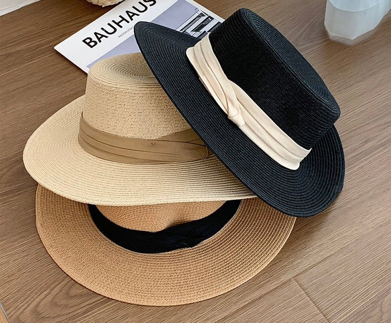 Wide Brim Summer Straw Beach Hat