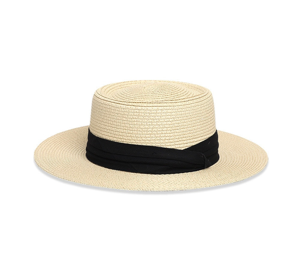 Wide Brim Summer Straw Beach Hat