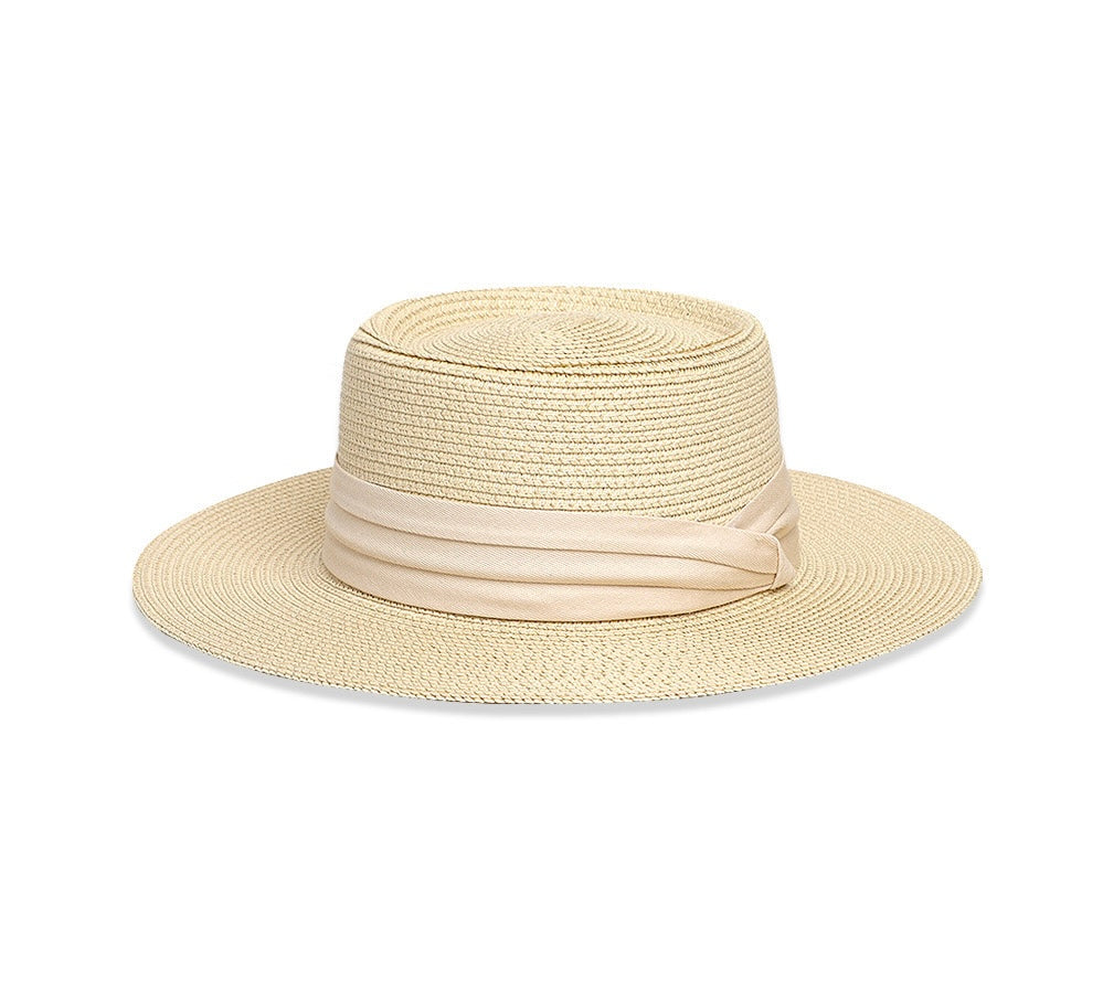 Wide Brim Summer Straw Beach Hat