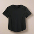 Black Sculpt Seam T-shirt