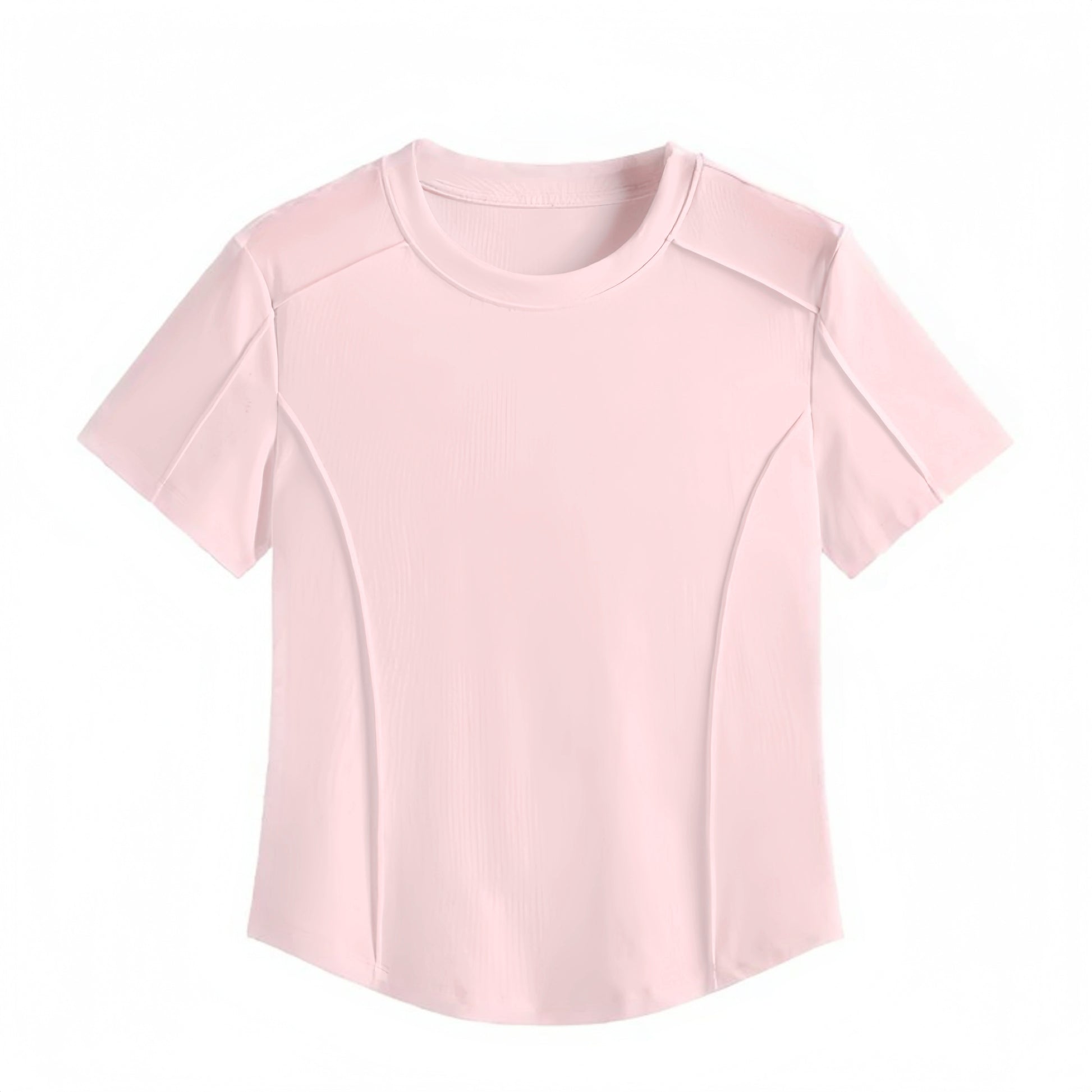 Black Sculpt Seam T-shirt